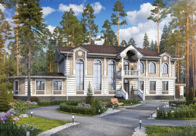 Кирпичные дома 5 на 6 под ключ проекты и цены Москва фото | Doma-Guru