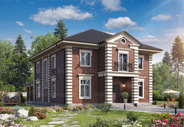Дизайн проект кирпичного дома